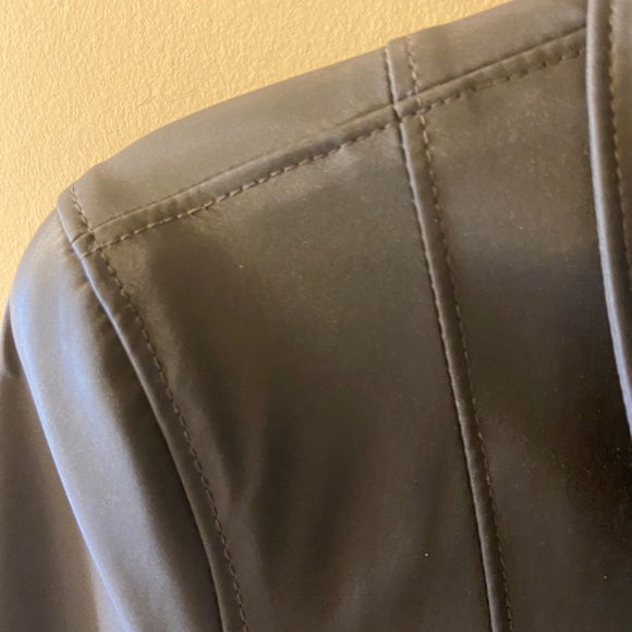 Utex Design Grey Short Trench-coat size 10 - Picture 10 of 13